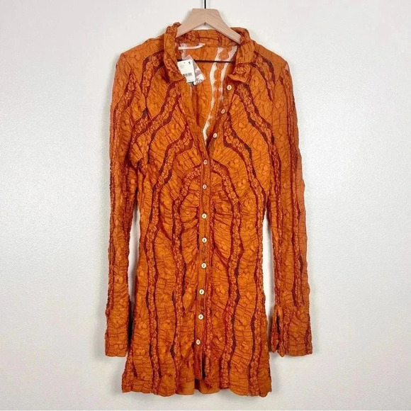 NWT Free People Shayla Lace Mini Dress - Picture 3 of 9
